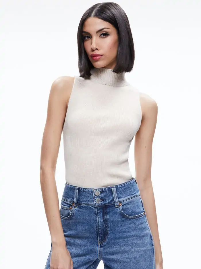 DARCEY TURTLENECK SWEATER TANK